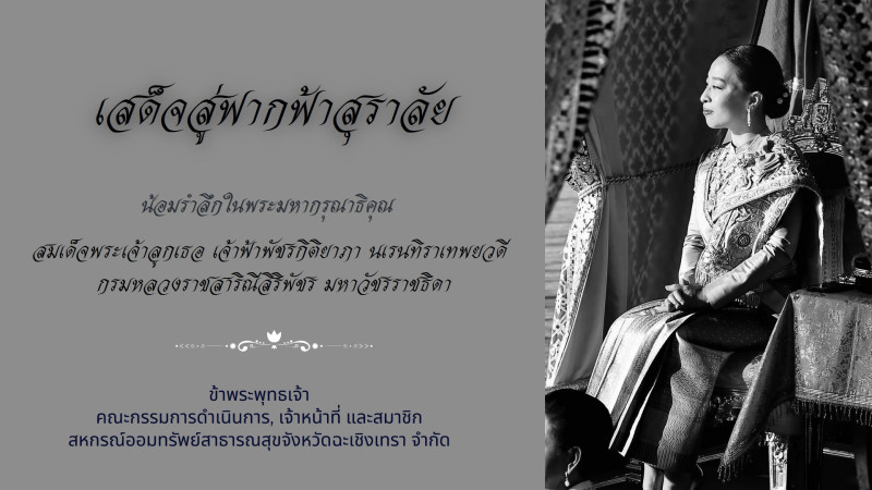 เสด็จสู่ฟากฟ้าสุราลัย (องค์ภาฯ)