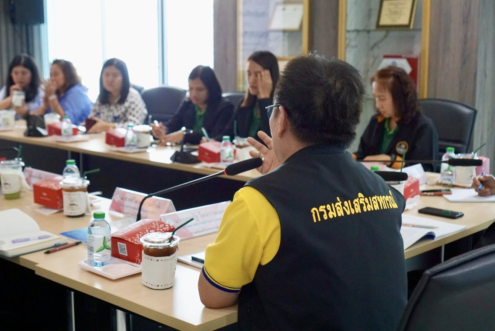 ต้อนรับคณะกรมส่งเสริมสหกรณ์ แนะนำแนวทางแก้ไขปัญหาหนี้สมาชิก