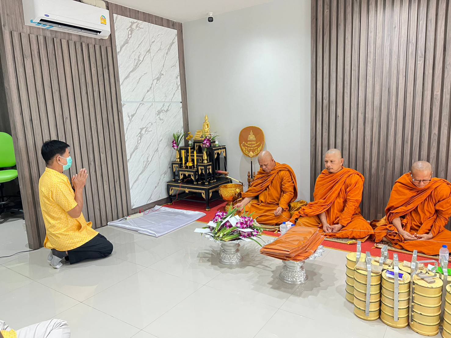 ทำบุญเลี้ยงพระ เนื่องในโอกาสวันขึ้นปีใหม่ 2566