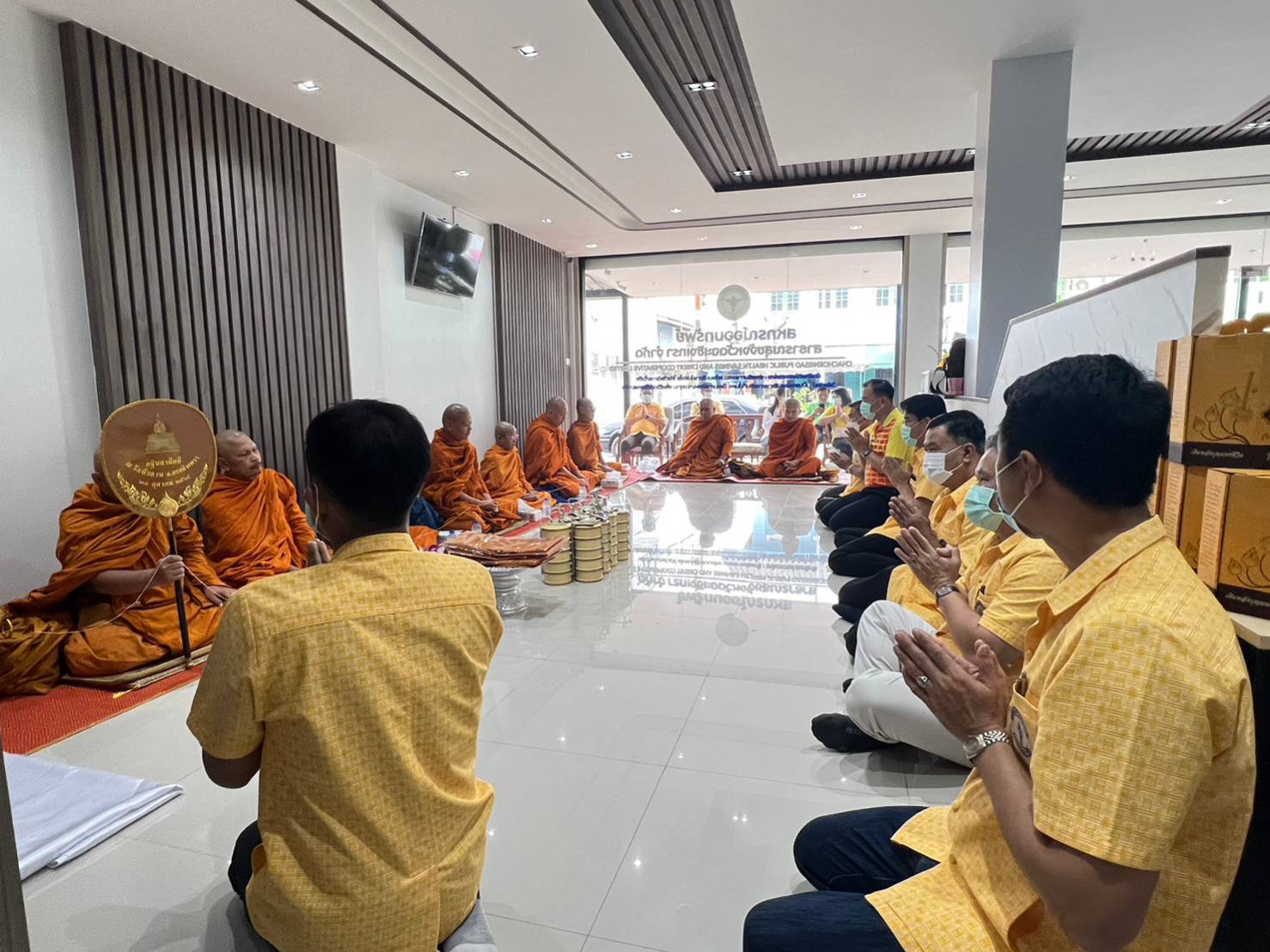 ทำบุญเลี้ยงพระ เนื่องในโอกาสวันขึ้นปีใหม่ 2566