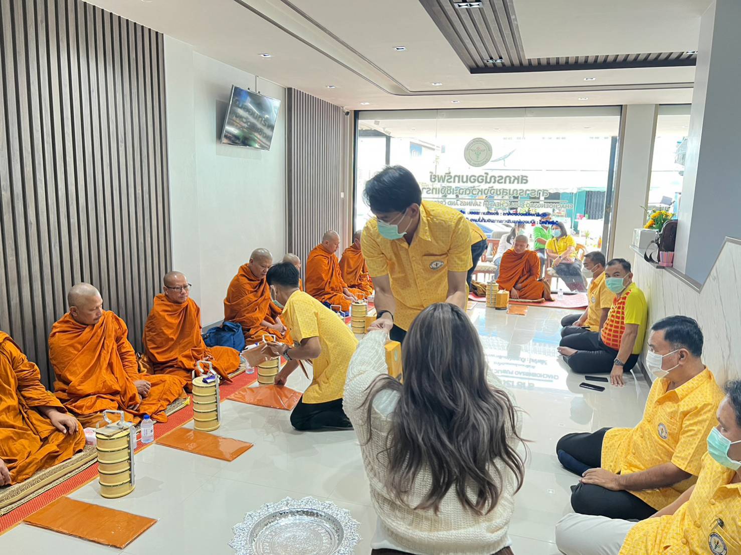 ทำบุญเลี้ยงพระ เนื่องในโอกาสวันขึ้นปีใหม่ 2566
