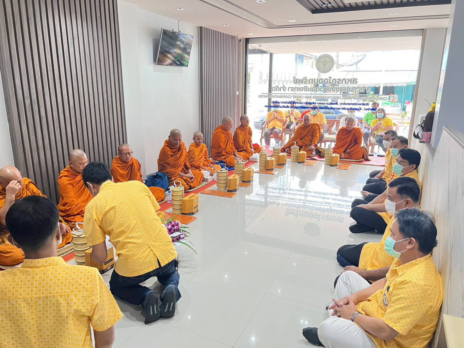 ทำบุญเลี้ยงพระ เนื่องในโอกาสวันขึ้นปีใหม่ 2566