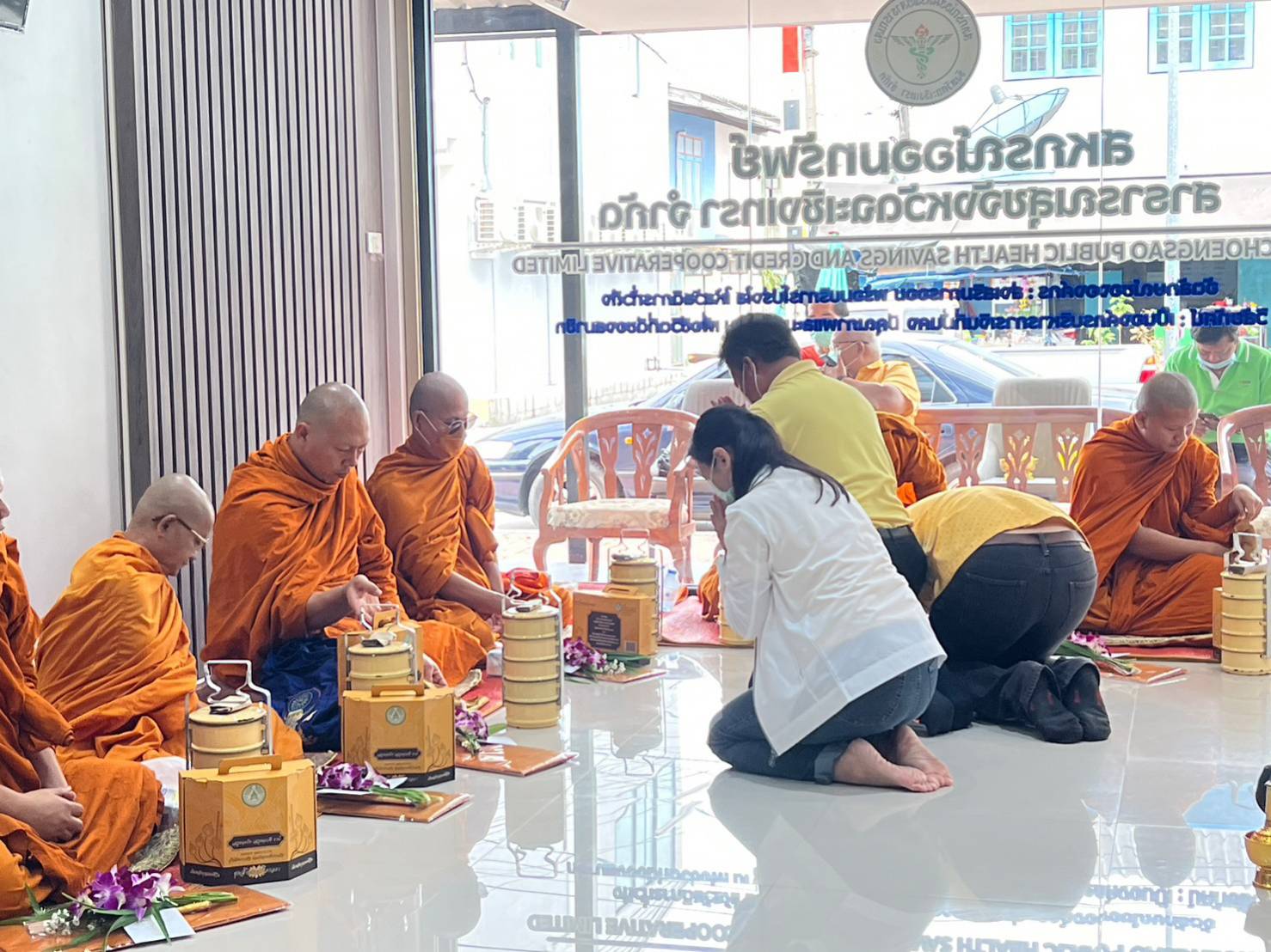 ทำบุญเลี้ยงพระ เนื่องในโอกาสวันขึ้นปีใหม่ 2566