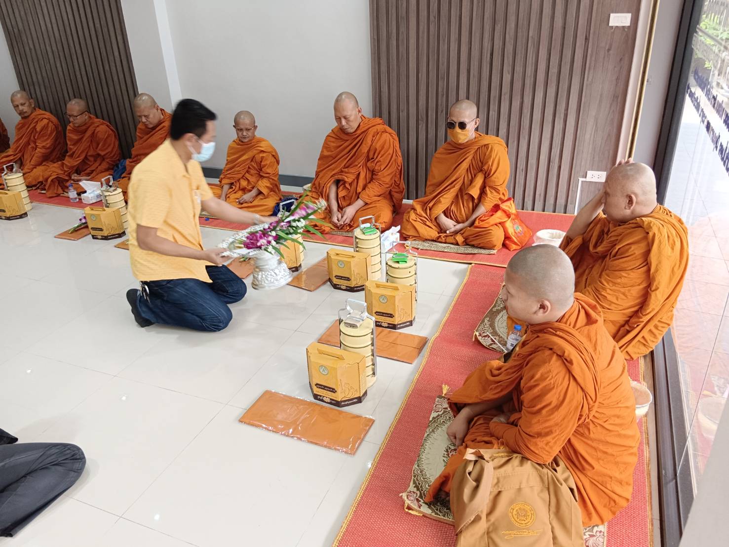 ทำบุญเลี้ยงพระ เนื่องในโอกาสวันขึ้นปีใหม่ 2566