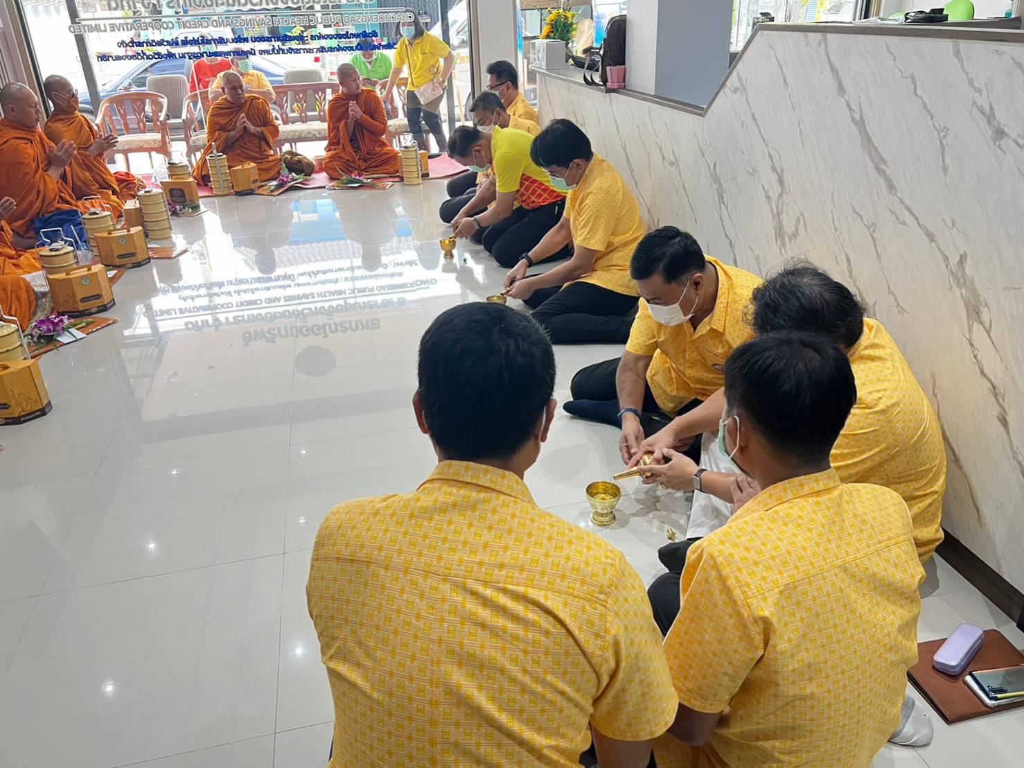 ทำบุญเลี้ยงพระ เนื่องในโอกาสวันขึ้นปีใหม่ 2566