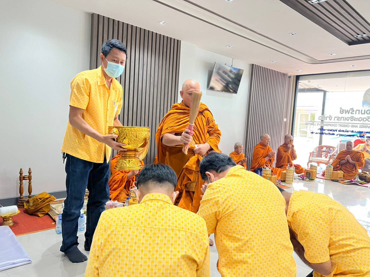 ทำบุญเลี้ยงพระ เนื่องในโอกาสวันขึ้นปีใหม่ 2566