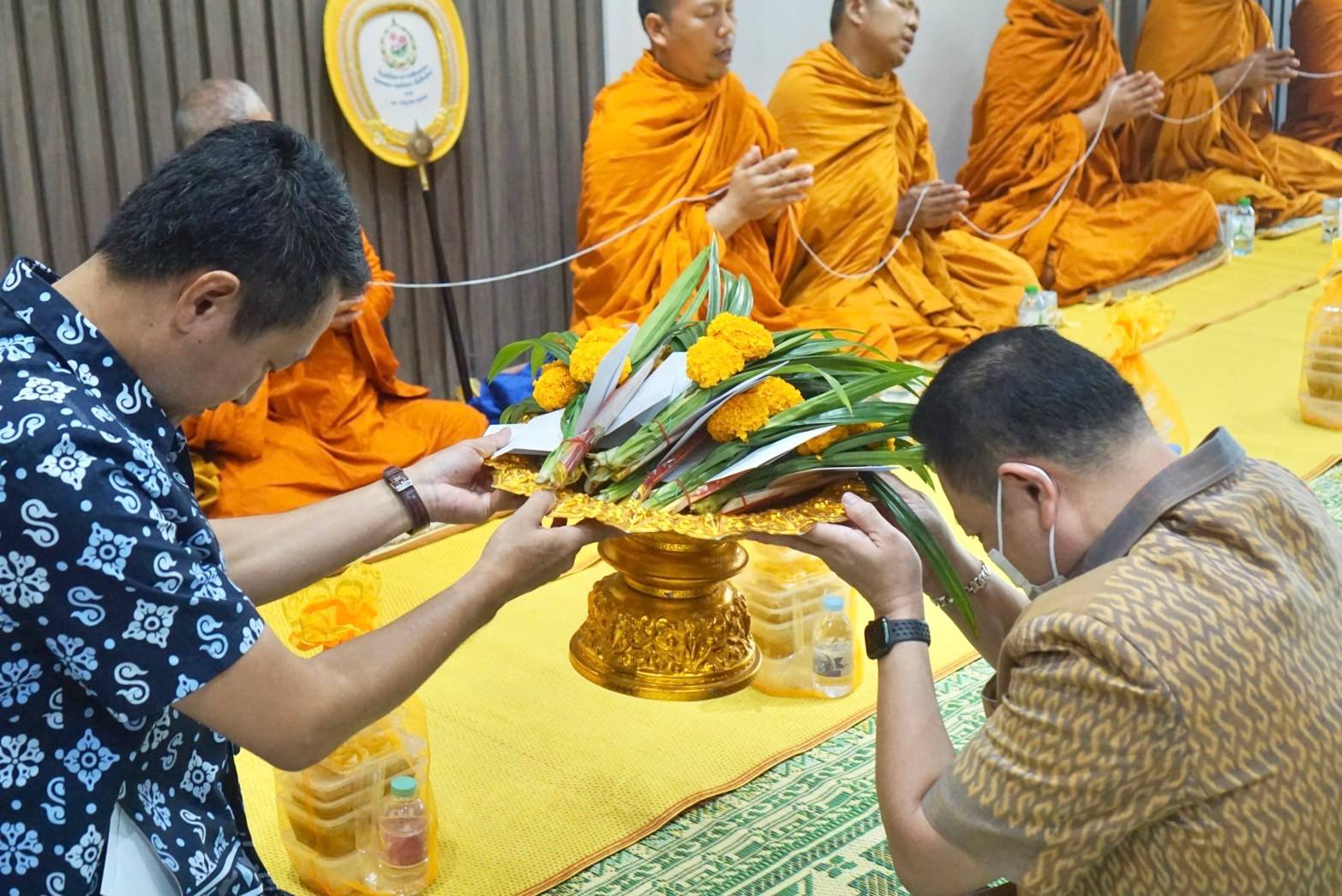 ทำบุญเลี้ยงพระ เนื่องในโอกาสวันขึ้นปีใหม่ 2567