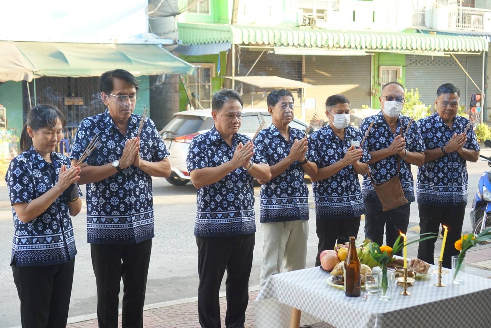 ทำบุญเลี้ยงพระ เนื่องในโอกาสวันขึ้นปีใหม่ 2567
