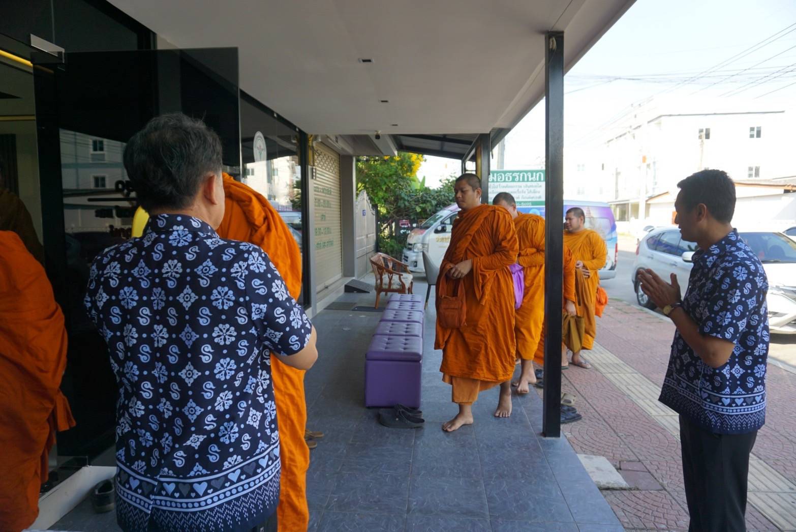 ทำบุญเลี้ยงพระ เนื่องในโอกาสวันขึ้นปีใหม่ 2567