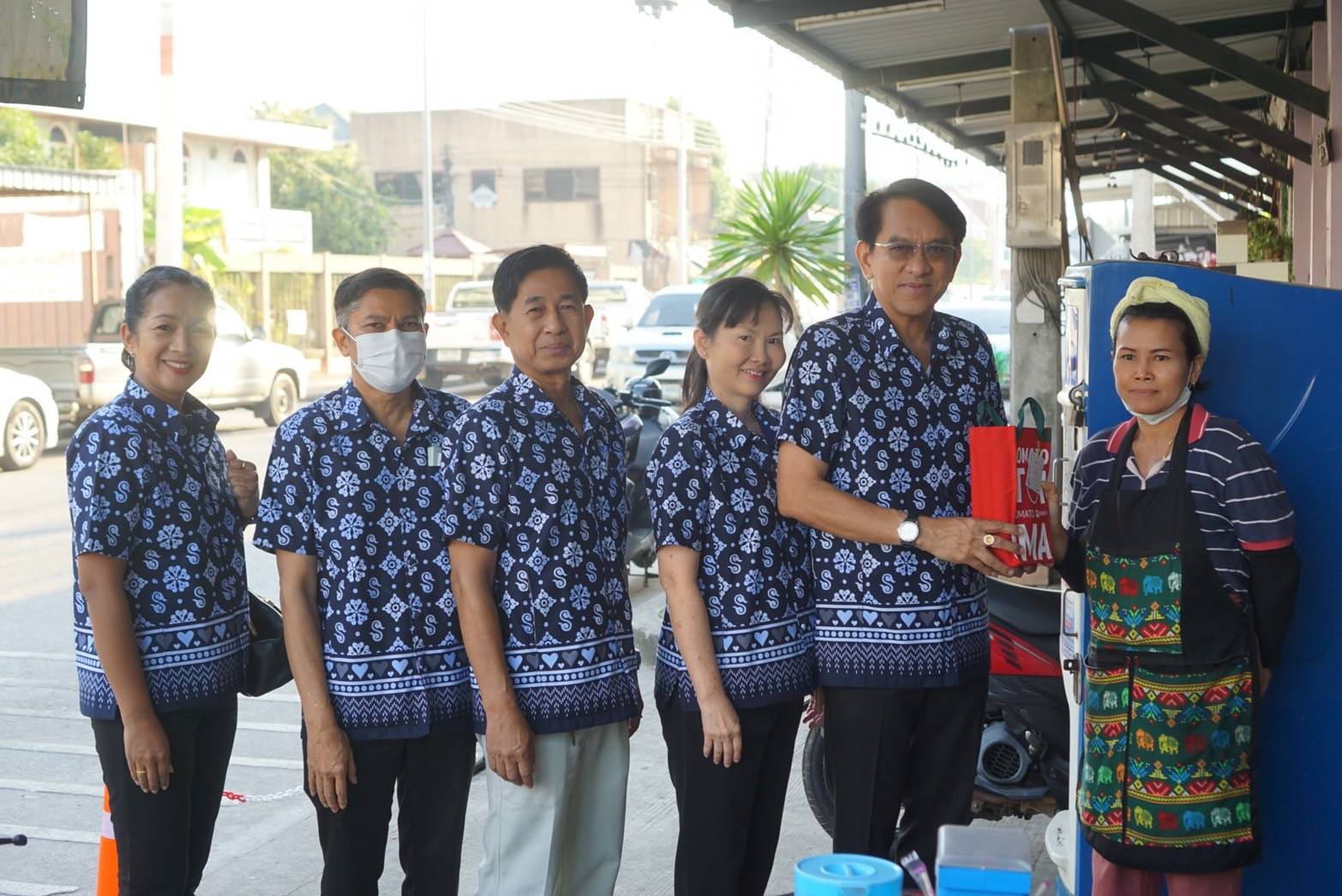 ทำบุญเลี้ยงพระ เนื่องในโอกาสวันขึ้นปีใหม่ 2567