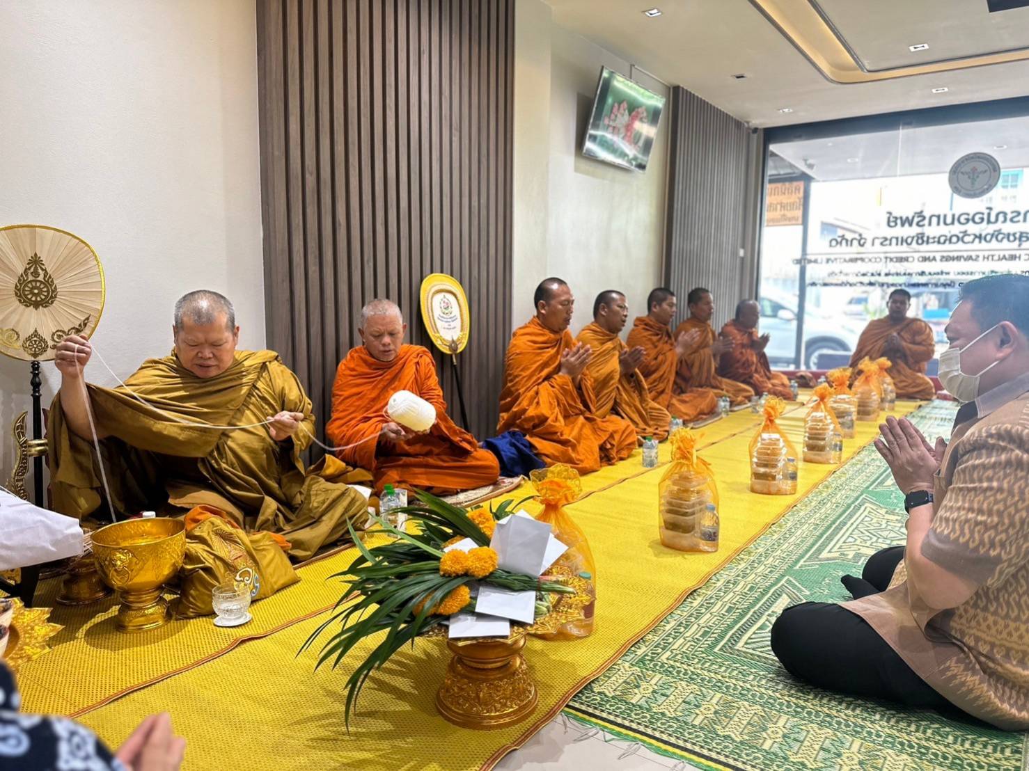 ทำบุญเลี้ยงพระ เนื่องในโอกาสวันขึ้นปีใหม่ 2567