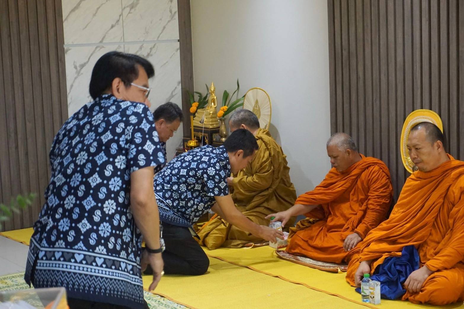 ทำบุญเลี้ยงพระ เนื่องในโอกาสวันขึ้นปีใหม่ 2567