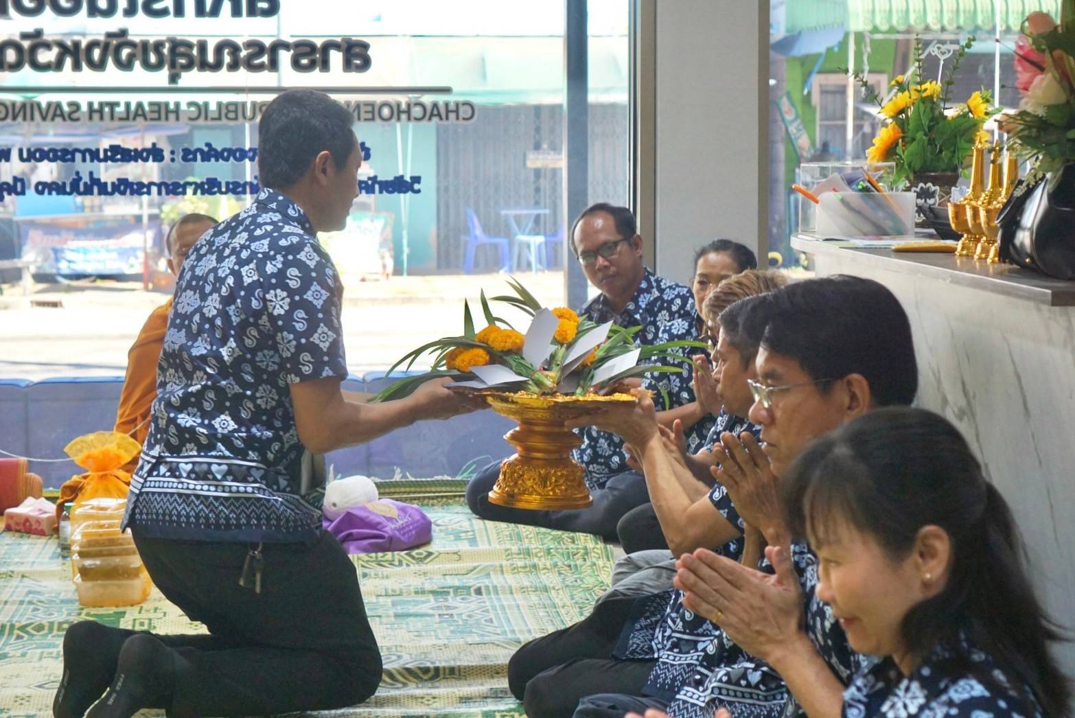 ทำบุญเลี้ยงพระ เนื่องในโอกาสวันขึ้นปีใหม่ 2567