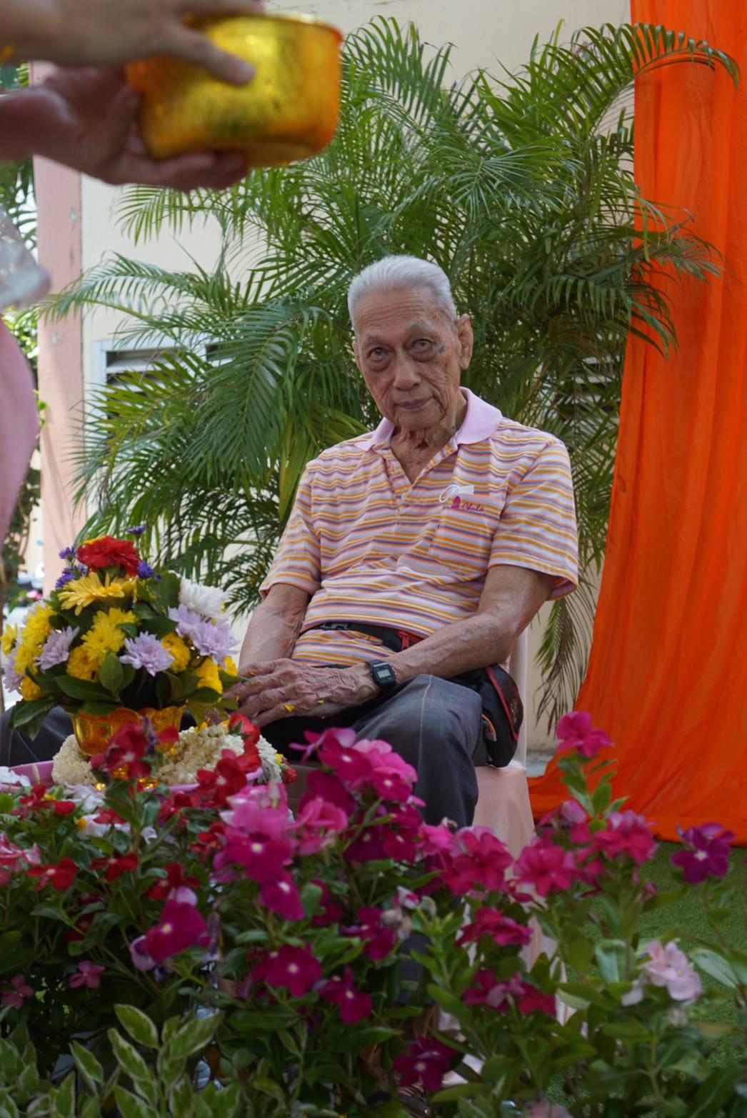 พิธีทำบุญ และรคน้ำขอพรเนื่องในเทศกาลสงกรานด์ ปี 2566