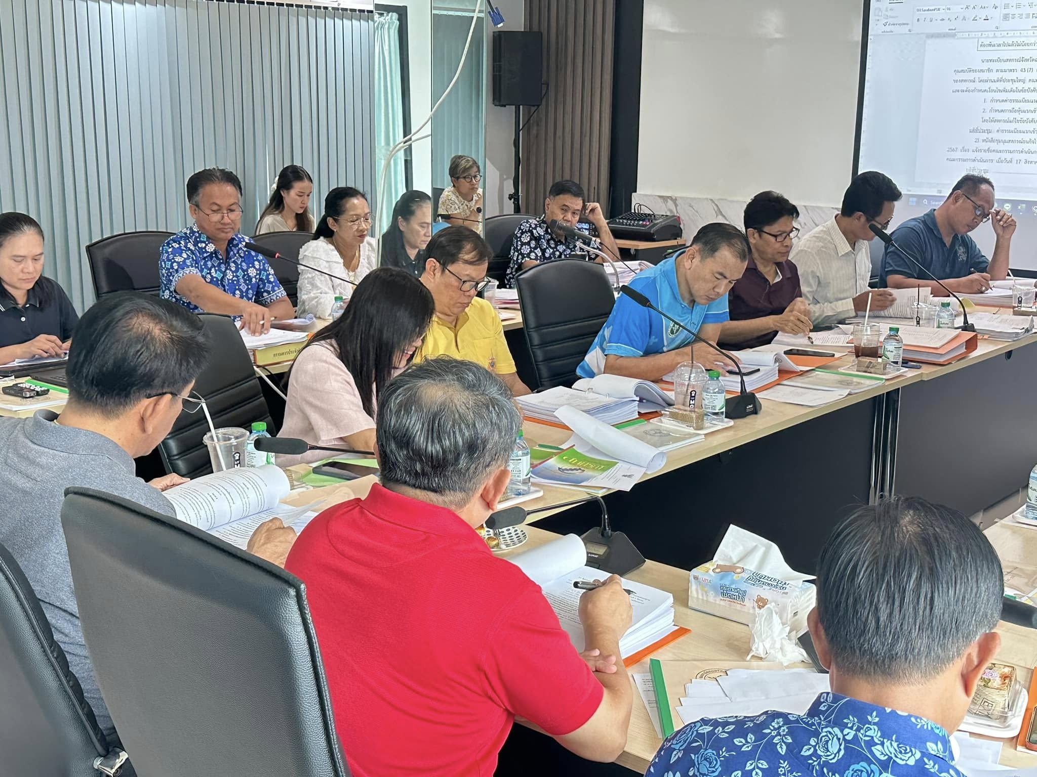 ประชุมคณะกรรมการ ศูนย์ประสานงาน สสธท. สอ. สสจ.ฉะเชิงเทรา ครั้งที่ 10/2567